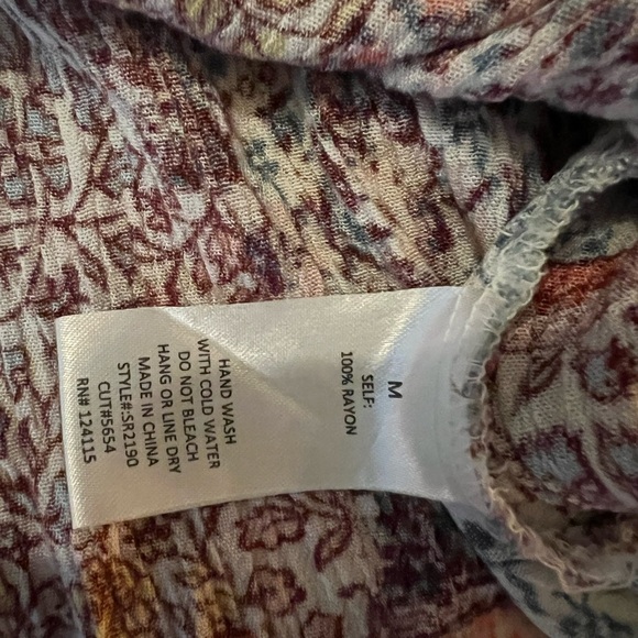 Floral Patchwork Boho Sleeveless / Tank Top - Picture 4 of 5